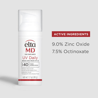 EltaMD UV Daily SPF 40 Face Sunscreen Moisturizer