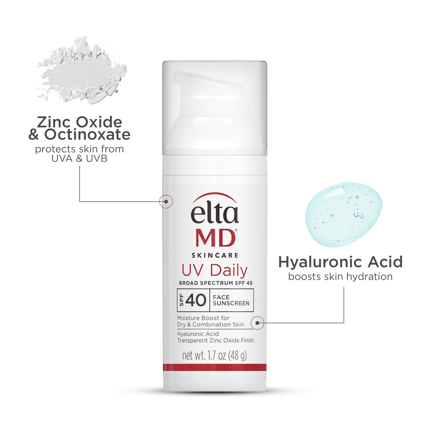 EltaMD UV Daily SPF 40 Face Sunscreen Moisturizer